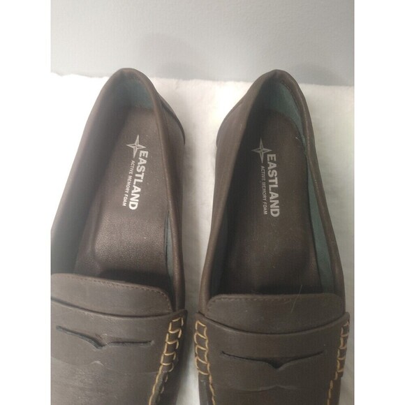 Eastland Montana Driving Moc Shoe Loafers Dark Brown Womens Size 8.5 - Picture 4 of 8